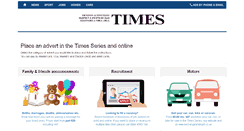 Desktop Screenshot of adbooker.times-series.co.uk