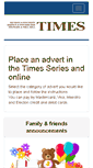 Mobile Screenshot of adbooker.times-series.co.uk